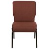 Flash Furniture Advantage 20.5 in. Cinnamon Molded Foam Church Chair PCCF-107